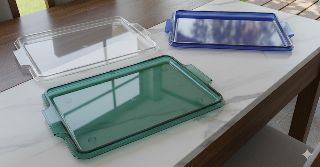 Rectangular Tray with Handle