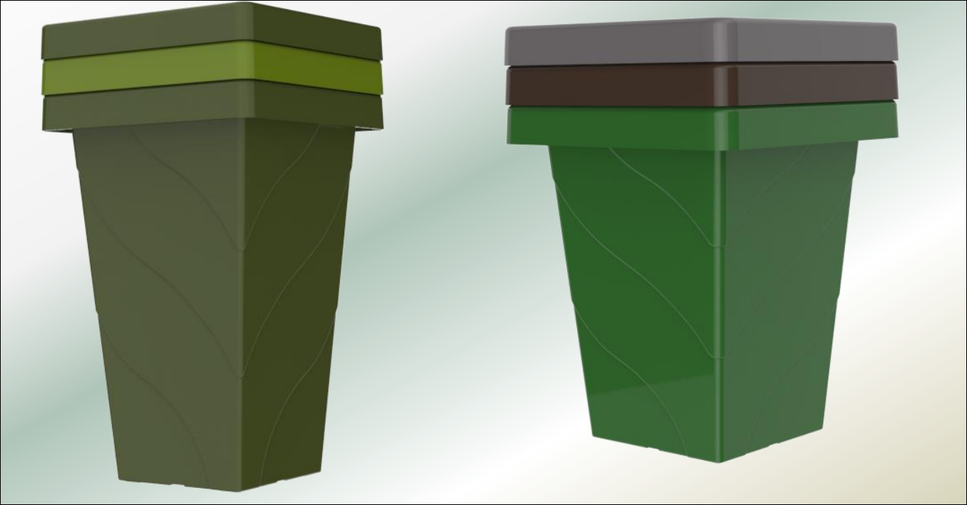Square Pot (New Mold)