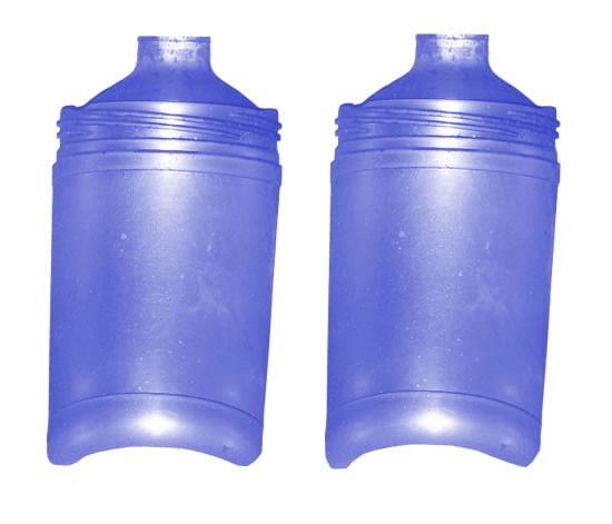 128 Oz. Multiuse Bottle — 11.5 x 8.5 x 7 in, 2 cavities, SKU 101013