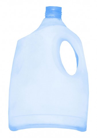 96 Oz. Detergent Bottle — 15.7 x 10 x 11 in, 1 cavity, SKU 100709